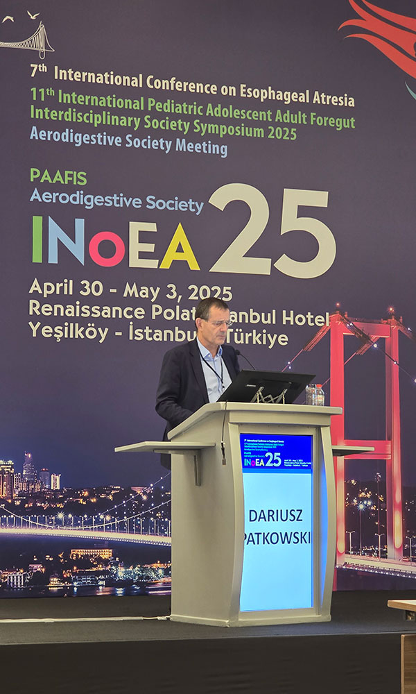 inoea2025, konferencja, atrezja przelyku, stambul