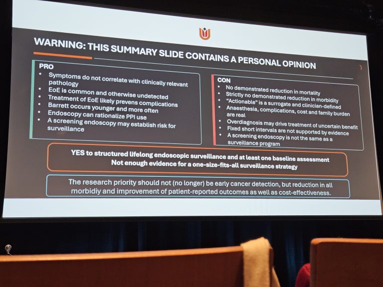 Endoskopy in EA - personal summary